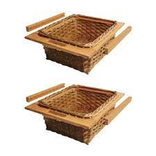 Designed for 15 or 18 framed or frameless cabinets, the baskets are made of natural dipped wicker and feature a beech frame with two handles. Eastin Wicker Basket Drawer Hafele Uk Ltd Cupboards 18 36 06
