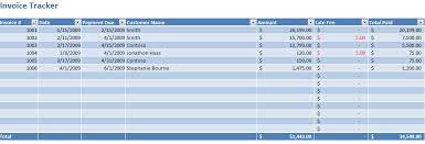 Invoice Tracking Excel Template Invoice Tracker Template