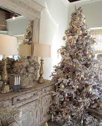 20 Awesome Christmas Tree Decorating Ideas Inspirations White Flocked Christmas Tree Flocked Christmas Trees Decorated Flocked Christmas Trees