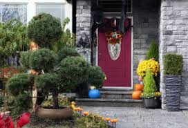The home pathway or stairs way front door decorated with a refreshing by employing flowers, green plans and lightning arrangements. Modern Traditional Home Ideas Halloween Decoration Ideas Front Door American Traditional Exterior Los Angeles By El El Wood Products Corp Houzz
