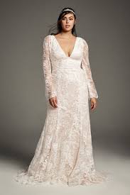 14 Affordable Statement Sleeve Wedding Dresses For The 2019 Bride Plus Wedding Dresses Davids Bridal Wedding Dresses Wedding Dress Long Sleeve
