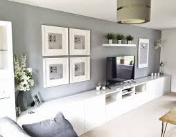 Ikea Besta Living Room Tv Unit Picture Frames Ribba White Grey Ikealivingroom Livingroomdec Minimalist Living Room Ikea Living Room Living Room Tv Unit