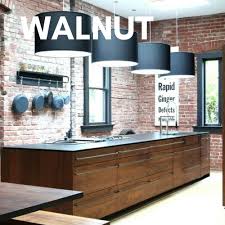 modern walnut kitchen cabinets modern