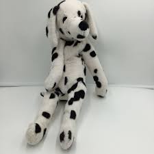 Black And White Stuffed Dog Ikea Plush Dog Dalmatian Gosig Vovven Black White Spots 20 Stuffed Animal Toy Ikea Plush Dog Pet Toys Animals