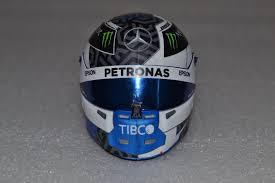 Before joining the german team, bottas was a driver for williams between 2013 and 2016. Valtteri Bottas Mercedes Amg Petronas Helmet 2019 Season Spark Helmet 2019 Season Frisianmodelcarshop Formula Racing Bell Mini Helmets