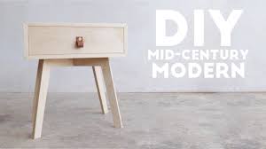 17 Diy Mid Century Modern Side Table End Table Modern Builds Ep 70 Youtube Mid Century Modern Side Table Diy Side Table Diy Mid Century