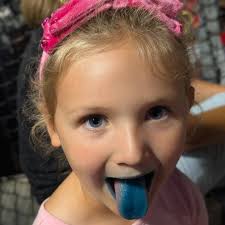 Weekend fun! Football has begun! Birthdays galore and blue ring pop tongues!