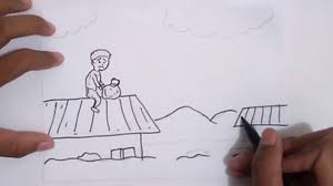 Meskipun kekocakan gambar itu terlihat sederhana, tetapi gambar tersebut bisa mengubah mood kamu. Tutorial Menggambar Bencana Banjir Menggunakan Spidol I Seri Bencana Alam Youtube
