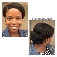 8 Natural Hairstyles For Work To Try This Week Naturally You Magazine Professional Natural Hairstyles Natural Hair Styles Medium Natural Hair Styles