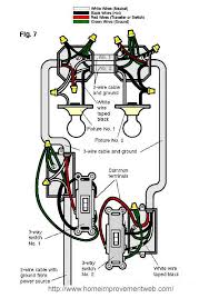 This circuit drawing shows multiple lights controlled by 3 way switches. Installing A 3 Way Switch With Wiring Diagrams The Home Improvement Web Directory