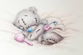 Me To You Met Rammelaar R Brush Muurschilderingen Tatty teddy holding balloons birthday me to you bear card. me to you met rammelaar r brush
