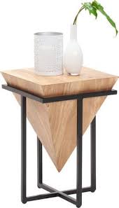 Beistelltisch 56 Cm Akazie Massiv Eisen Shoppen Serralheria Detalhes Casas