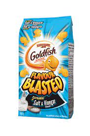 Goldfish Flavour Blasted Screamin Salt Vinegar Campbell Company Of Canada