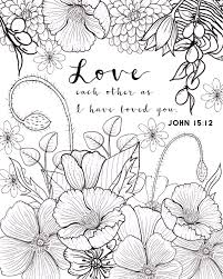 John 15 12 Coloring Page Love Coloring Page By Fourthavepenandink Bible Verse Coloring Page Love Coloring Pages Bible Coloring Pages