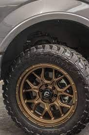 New Fuel Tech 20 Inch Wheel In Bronze On A 2019 Ford F150 Lead Foot Gray  With Ready Lift Leveling Kit Rad Rides Dallas T… | Bronze Wheels, Lifted  Trucks, Truck Rims