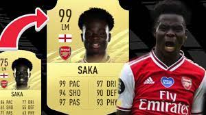 Saka was extinct for a few days. Fifa 21 Career Mode Bukayo Saka Dynamic Potential Growth Test 2020 2035 Youtube