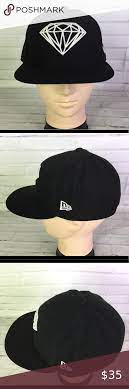 New Era 59fifty Fitted Diamond Life Logo Hat 7 1 2 New Era 59fifty Life Logo New Era