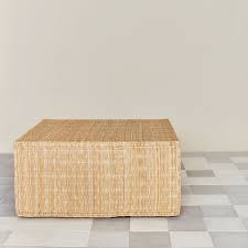 Woven Coffee Table Coffee Table With Seating Coffee Table Small Space Coffee Table