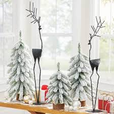 Frontgate christmas decorations reindeer antlers. Metal Reindeer Set Of Two Grandin Road