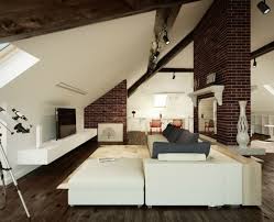 Sie können auch mit bildern ihre dachschrägen gestalten: Wohnzimmer Einrichtung Ideen Raum Mit Dachschrage