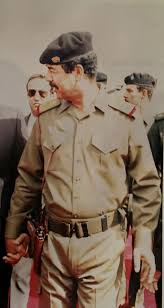 Pin By روائع الصور On صور صدام حسين عالية الوضوح Iraqi Military Trench Coat Saddam Hussein