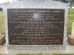 Front View Of Jane Elizabeth Manning James S Grave African American Ancestry Elizabeth Manning