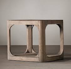 Martens Square Side Table Square Side Table Restoration Hardware Table Custom Coffee Table