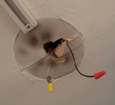 Electrical junction boxes aren't used just to provide convenient ways to mount receptacles, switches and light fixtures. Installing A Fixture With No Ground No Ceiling Box Home Improvement Stack Exchange
