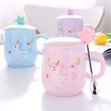 Cheap Mugs Buy Directly From China Suppliers Cartoon Unicorn Coffee Mug With Lid And 3d Star Spoon Pink Coffee Milk Tea Unicorn Coffee Unicorn Coffee Mug Mugs