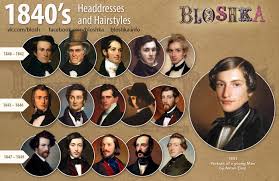 Men of fashion began to wear short and more natural hair at the end of the 18th century, sporting cropped curls and long sideburns in a classical this jane austen blog brings jane austen, her novels, and the regency period alive through food, dress, social customs, and other 19th c. 19th Century Men S Headdresses And Hairstyles On Behance 19th Century Fashion Historical Fashion Hair Styles