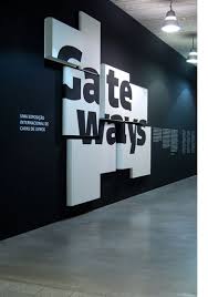 Wir beachten alle wichtigen aspekte vom design bis hin zur farbe. Gateways Exhibition Exhibitions Studio Andrew Howard Signage Design Signage Environmental Graphic Design