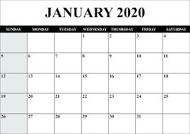 Print or download blank calendar templates as.pdf files for free. Free Blank January 2020 Calendar Printable In Pdf Word Excel Printable Calendar Diy Editable Calendar Monthly Calendar Printable Calendar Printables