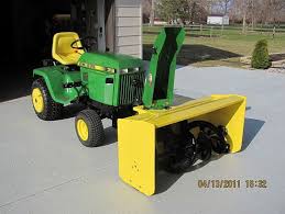 Snow blower for series 100 tractors. Pin On John Deere Garden Tractors