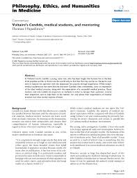 Последние твиты от candide, by voltaire (@candide_tweet). Pdf Voltaire S Candide Medical Students And Mentoring