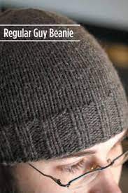 Regular Guy Beanie Free Beanie Knitting Pattern Mens Hat Knitting Pattern Knit Hat For Men Knit Beanie Pattern