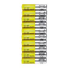Alkalisk Alkaline Battery Lr03 Aaa 1 5v Ikea Alkaline Battery Ikea Rechargeable Batteries