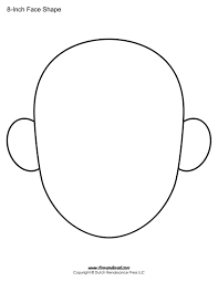 The Following Blank Face Templates Can Be Use For A Variety Of Back To School Activities And Ice Breakers Face Template Shapes For Kids Kindergarten Worksheets