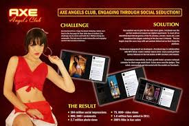 Welcome to amber goth's forced femme captions. Axe Deodorant Angel S Club Social Seduction Promo Pr Ad By Omd Mumbai Adsspot Advertising Archive