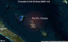 In a line 100km off the east coast of grande terre. Py6nvq Fyxrl9m