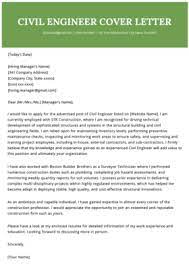 Engineering Cover Letter Templates Writing Tips