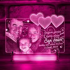 Ana sayfa ev dekorasyon dekorasyon dekoratif hediyeler kişiye özel yıldönümü resimli led lamba. Kisiye Ozel Aile Hediyesi Fotografli Led Lamba