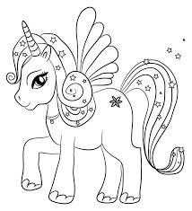 Dibujos De Unicornio Para Colorear Para Niños