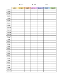 free printable hourly planner daily weekly or monthly