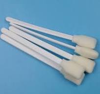 106mm descartável branco PP vara quadrado esponja vara pele anti-séptico  médico espuma swab aplicador