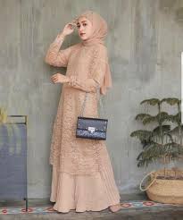 Baju muslim anak muda untuk kondangan. Fashion Bandung Kondangan Dress Muslim Fashion Dress Kebaya Dress Dress Brokat Muslim