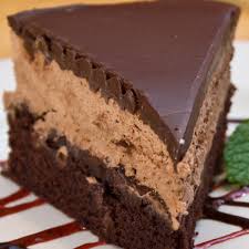 Triple Chocolate Mousse Cake Recipe Chocolate Mousse Cake Recipe Desserts Yummy Cakes