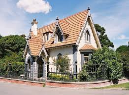 Mona Vale Gatehouse 1900 Christchurch Colonial House Christchurch Exterior Design