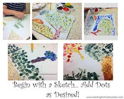 Pointillism Project For Kids Copy1 Jpg 720 576 Kindergarten Art Lessons Teaching Art Storybook Art