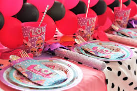 Setting up the dessert table not only do you need to get all the yummy treats for the party, you'll also have to set up the dessert table and display all the goodies. Kara S Party Ideas L O L Surprise Birthday Party Kara S Party Ideas