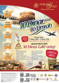 Maybe you would like to learn more about one of these? Pakej Umrah Murah Tahun 2016 Hanya Dengan 10 Dinar Emas Public Gold Emaskini Com